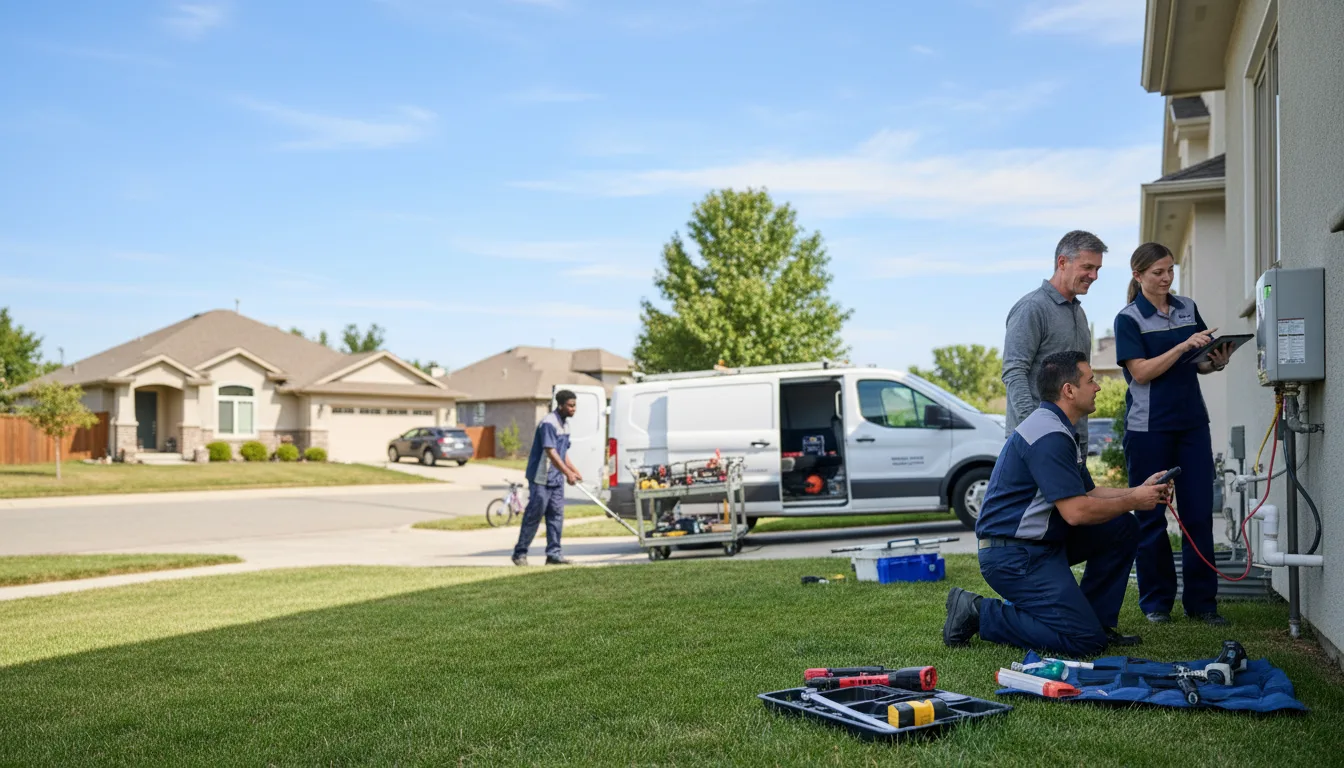 Tankless water heater service in Blanket, TX